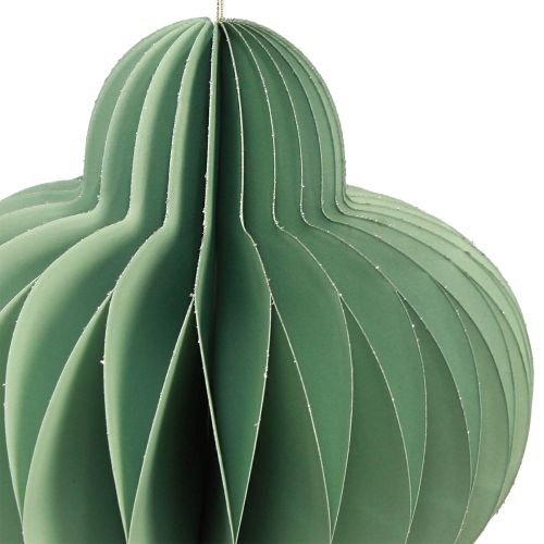 Artikel Eleganter Weihnachtsschmuck aus Papier Ornament Mint 40cm Set 2 Stück
