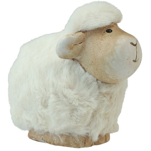 Artikel Osterdeko Schaf Keramik Deko Ostern Creme 9,5×6×9cm 4 St
