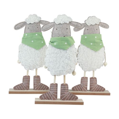 Floristik21 Osterdeko Schaf Tischdeko Ostern Deko Figuren 37cm 3 St