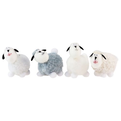 Osterdeko Schaf Tischdeko Deko Schaf Figuren 7,5cm 4St