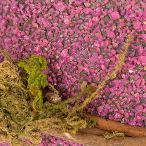 Artikel Frühlings-Osterei zum Bepflanzen mit Mooskranz Ø9cm H8cm 4er-Set