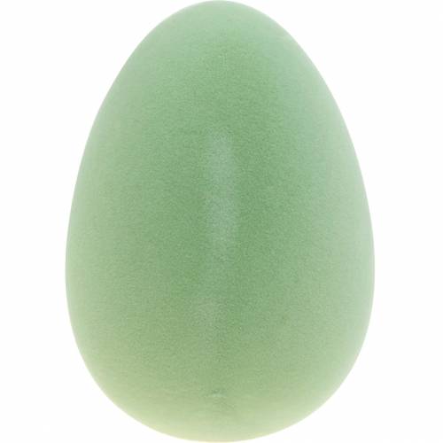 Osterei Pastell Grün H25cm Osterdeko beflockt Deko-Ei