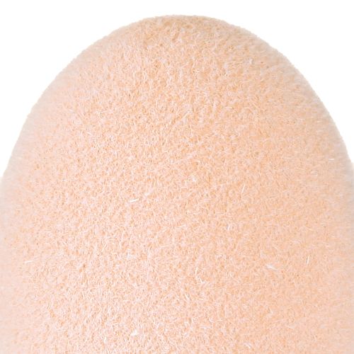 Artikel Ostereier Klein Beflockt Pfirsich Braun Weiß H4cm 15 St Dekoration