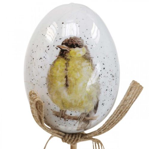 Ostereier Plastik Blumenstecker Osterdeko H6cm 6St