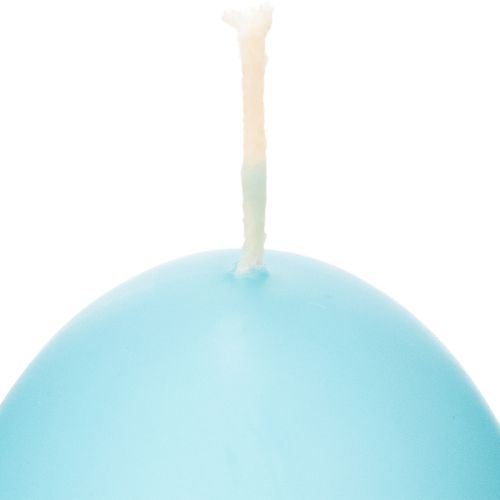 Artikel Blaue Osterei-Kerzen 6er Set, 9 cm, Dekoration für Osterfest