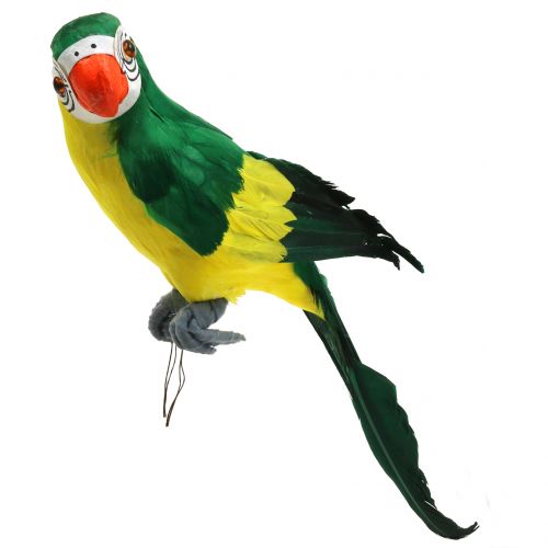 Deko Papagei Grün 44cm