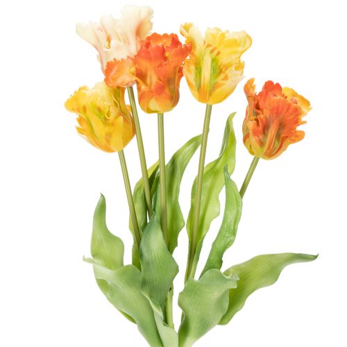 Künstliche Tulpen Orange 53cm für elegante Tisch- und Wohnraumdekorationen