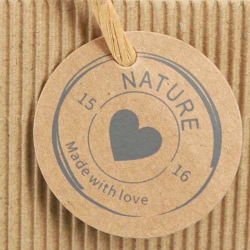 Artikel Papier Blumentopf Pflanztasche Natur mit Folie 10,5cm 10 Stk umweltfreundlich dekorativ