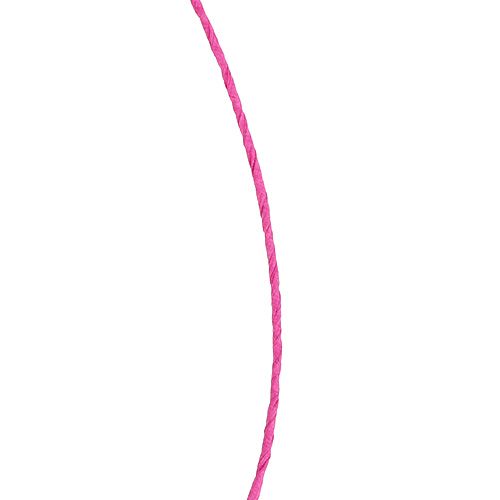 Artikel Papierkordel Draht umwickelt Ø2mm 100m Pink