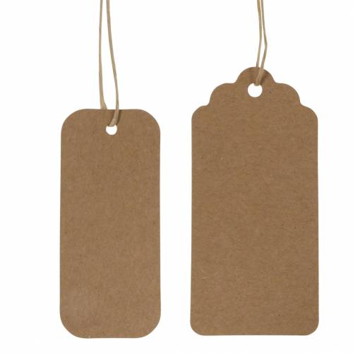 Floristik21 Geschenkanhänger Papierschild 9,5/8cm 100 St