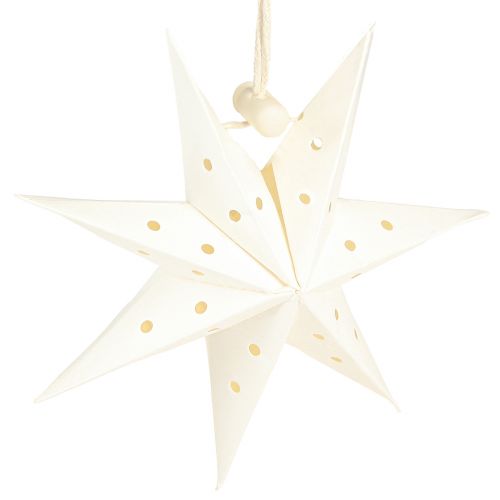 Artikel Papierstern Weihnachtsanhänger Weiß Ø10cm 8 St – Stilvolle Deko fürs Fest