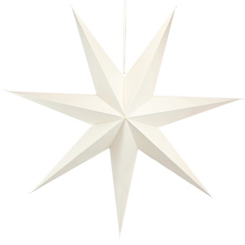 Artikel Papierstern Lampe Weiß - Weihnachtliche Deko 75x20cm, 2er Set für stimmungsvolle Beleuchtung