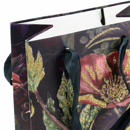 Geschenktüte für Flaschen Blumen 8,5cm x 14cm H36cm