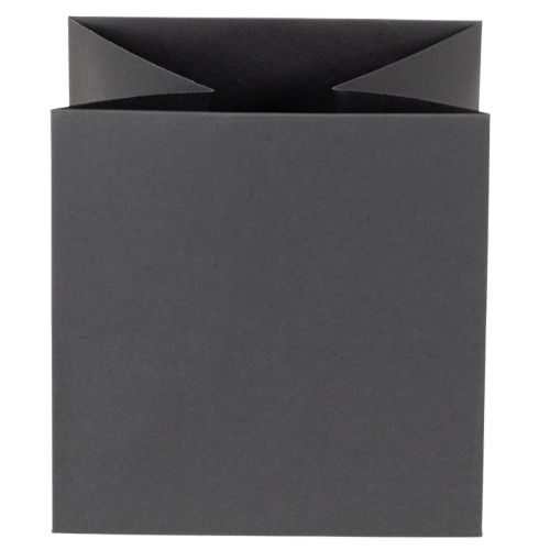 Papiertüten Übertopf Kürbis Gesicht 10,5cm Schwarz Orange 6 Stück | Floristik21.de