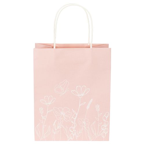 Artikel Geschenktüten aus Papier mit Blumendesign und Tragegriff 20x6x25cm – 6 Stück