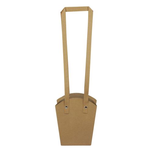 Artikel Papiertüten Henkel Übertopf Papier Natur 9,5×9,5×15cm 10 St