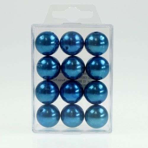 Artikel Deko-Perlen Ø2cm Blau 12 St
