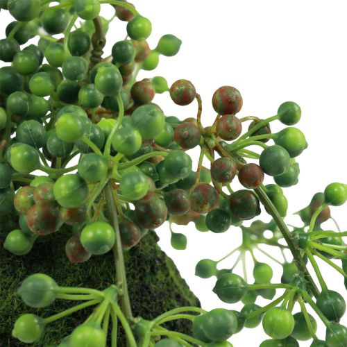 Artikel Perlenschnur künstlich Moosball Kunstpflanzen Grün 38cm