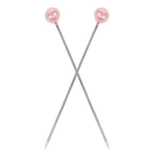 Floristik21 Perlkopfnadeln Rosa Ø4mm 4cm 150St