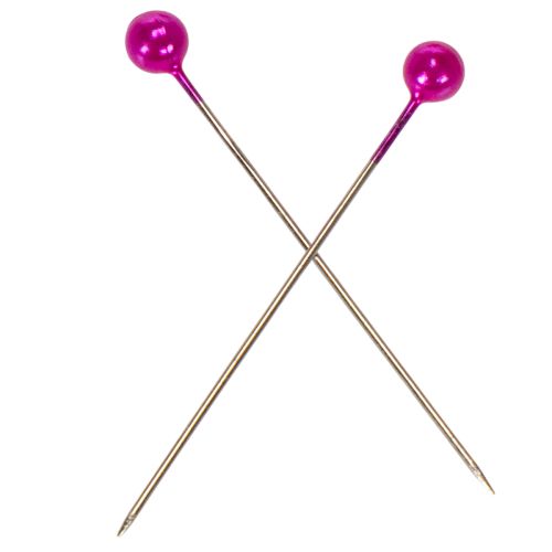 Perlkopfnadeln Ø 4 mm, 40 mm, Pink, 150 Stück, für Floristik | Floristik21.de