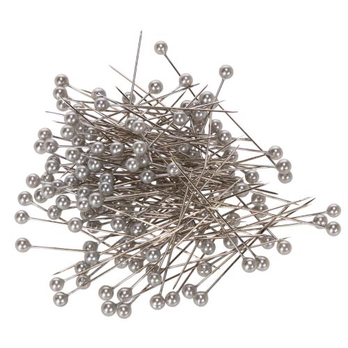 Perlkopfnadeln Silber 4 mm Ø 40 mm Länge Floristik 150 Stück