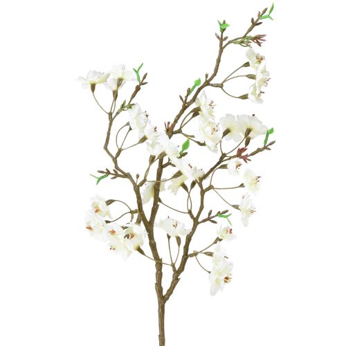 Pfirsichblütenzweig künstlich Cremefarben Frühling 69cm