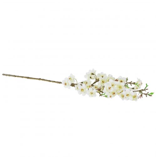 Artikel Pfirsichblütenzweig künstlich Cremefarben Frühling 69cm