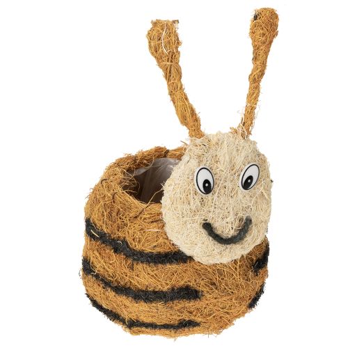 Bienenfigur aus Naturmaterialien 24cm - Nachhaltige Deko im 2er-Set