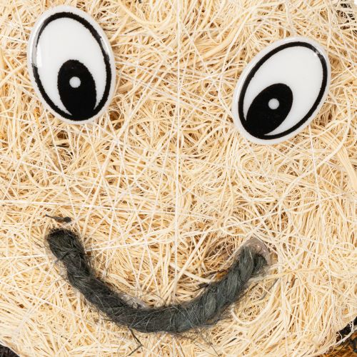 Artikel Bienenfigur aus Naturmaterialien 24cm - Nachhaltige Deko im 2er-Set