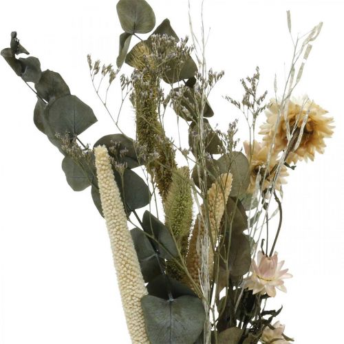 Floristik21 Trockenblumen Strauß Eukalyptus Trockenfloristik Set H30-35cm