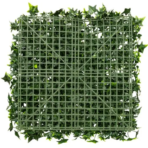 Künstliche Efeumatte Grün 60x60 cm aus Kunststoff für Wandgestaltung | Floristik21.de
