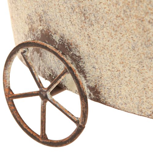 Artikel Pflanzfahrrad Blumentopf Dekoration Rost Grau 34x16x18cm