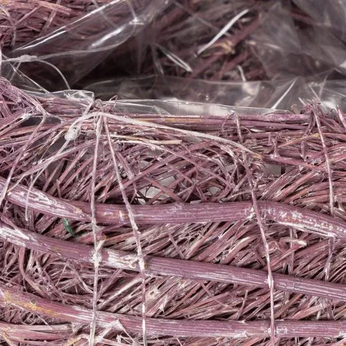 Pflanzherz aus Rebenmaterial mit Folie, 24 cm, Lila, für Außenbereich | Floristik21.de