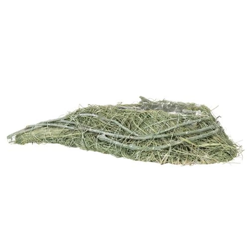 Herzschale Pflanzgefäß Naturgras mit Folie 38cm Grün | Floristik21.de