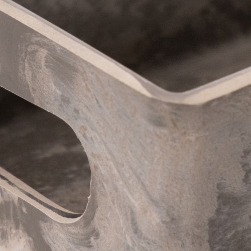 Rechteckiges Kunststofftablett 23cm Anthrazit | Floristik21.de