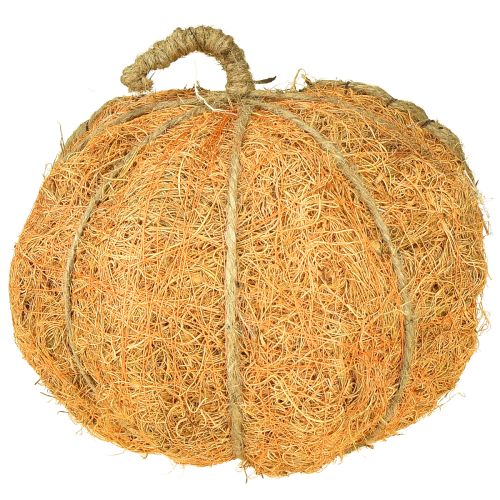 Artikel Pflanzkorb Kürbis mit Folie Herbstdeko Orange Ø18cm H15cm, perfekte Herbst-Dekoration