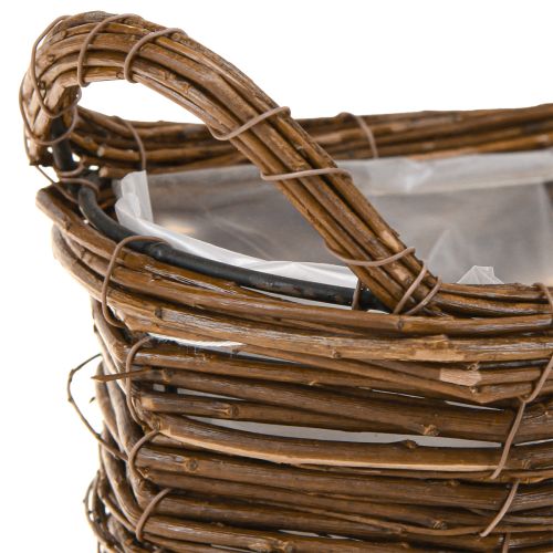 Artikel Pflanzkorb Weidenzweige Braun Oval 57/50/42cm 3er-Set B2B