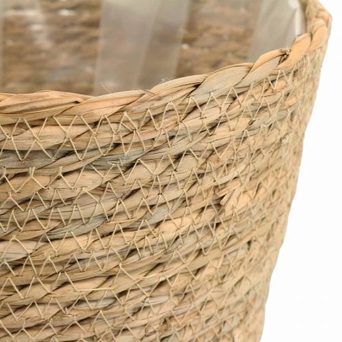 Pflanzkorb Übertopf Seegras Korb Deko Natur Ø23cm H20cm