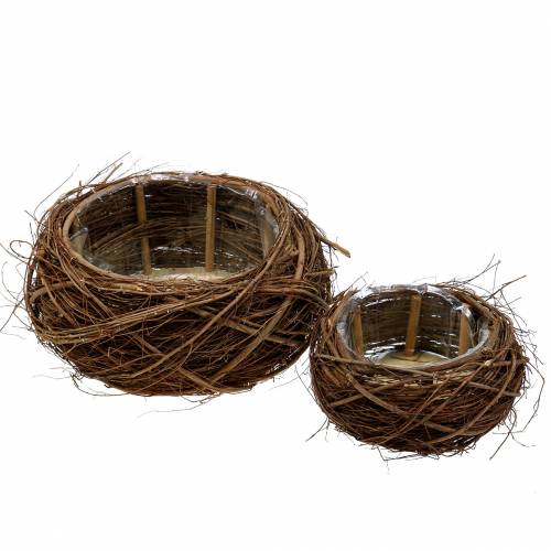 Pflanzkorb Rebe und Zweige Natur Ø37/28cm 2-er Set Pflanzkorb Rebe und Zweige Natur Ø37/28cm 2-er Set