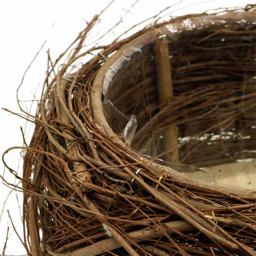 Pflanzkorb Rebe und Zweige Natur Ø37/28cm 2-er Set