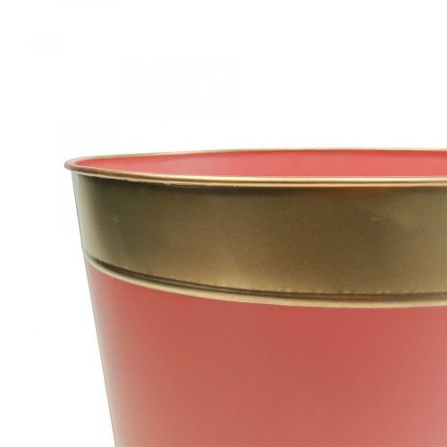 Pflanzkübel Blumentopf Metall Übertopf Ø17cm H14,5cm 4St