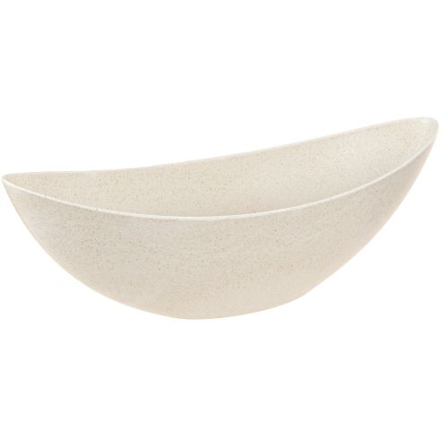 Floristik21 Pflanzschiffchen Pflanzschale Beige Meliert L38,5cm 3St - Ideal für Floristen