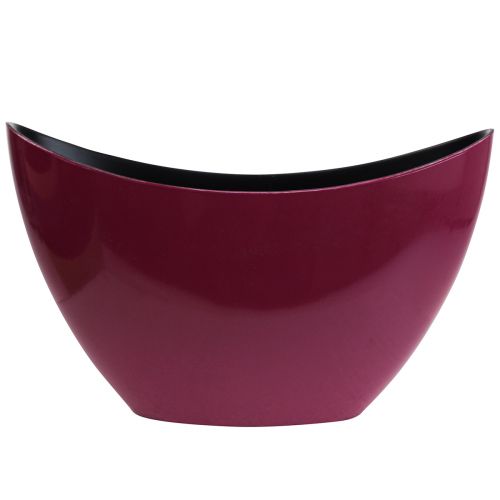 Floristik21 Pflanzschiffchen Dekoschale Schale Berry 20×9cm H12cm