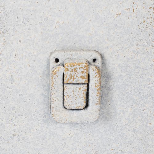 Artikel Metalltasche Vintage Grau 28 cm mit Henkel für vielseitige Deko-Ideen