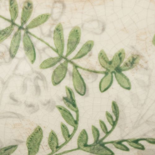 Artikel Pflanzgefäß Keramiktasse mit floralem Muster 18cm dekorative Zimmerdekoration