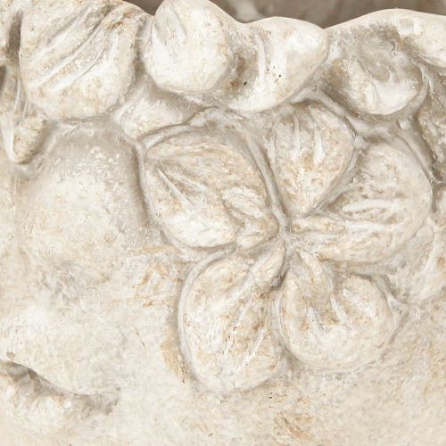 Artikel Pflanztopf Büste Kussmund Dekotopf Gesicht Creme H10cm 3er-Set