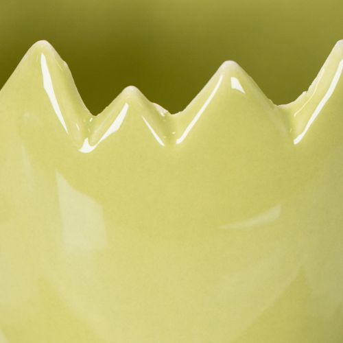 Artikel Keramik-Blumentöpfe im Osterei-Design für Frühlings- und Osterdekoration 10x10cm 3er-Set