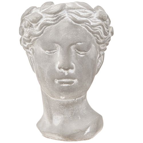 Artikel Pflanztopf Frauenkopf Keramik Übertopf Antik Deko 15×16×21cm