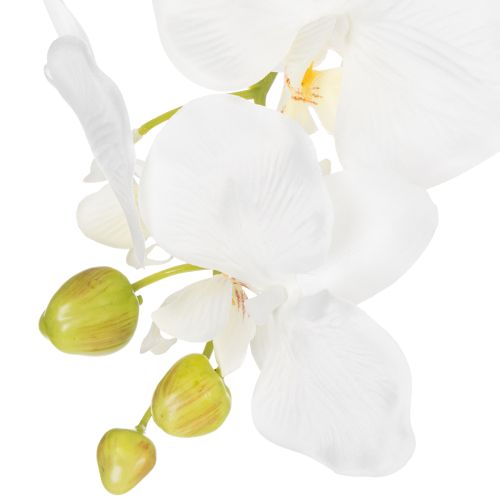 Artikel Elegante Kunstpflanze Orchidee Weiß im Topf 62cm – Realistische Dekoration für Büro und Wohnzimmer