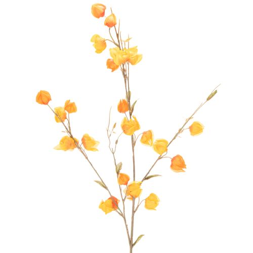 Lampionblume künstlich Physalis-Zweig 95cm Orange Innenbereich